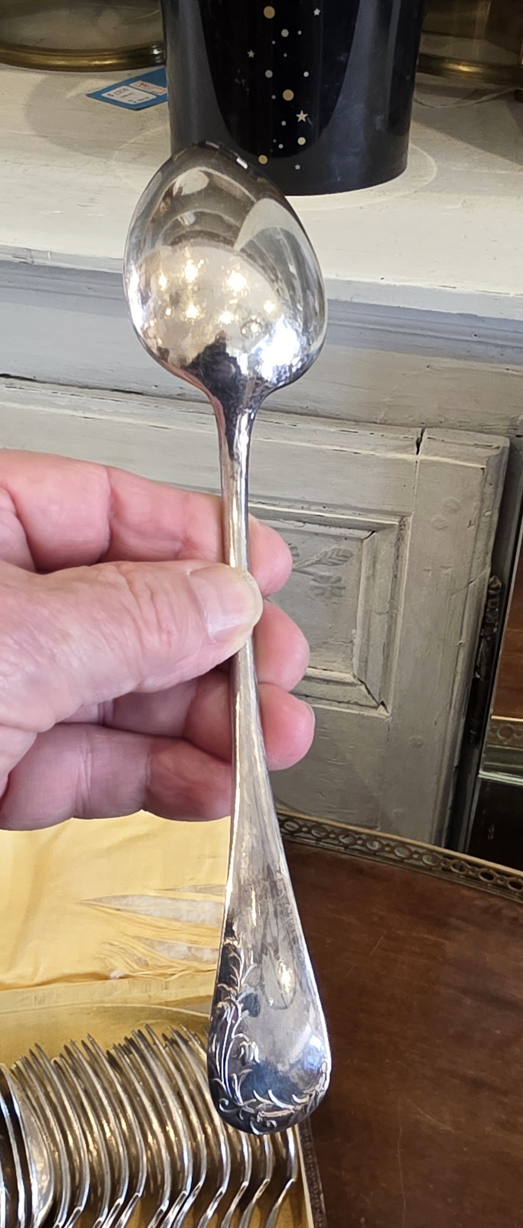 A French Silver set of Forks and Spoons A French Silver set of Forks and Spoons